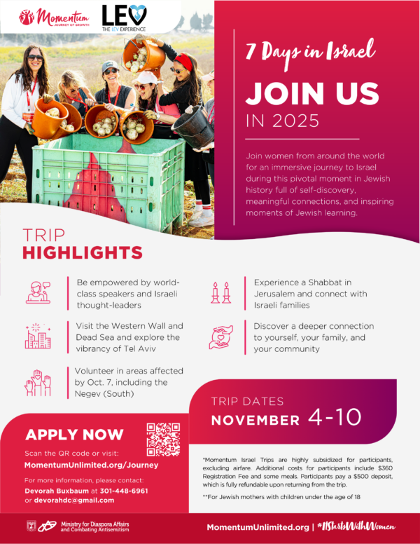 Momentum Women's Israel Trip