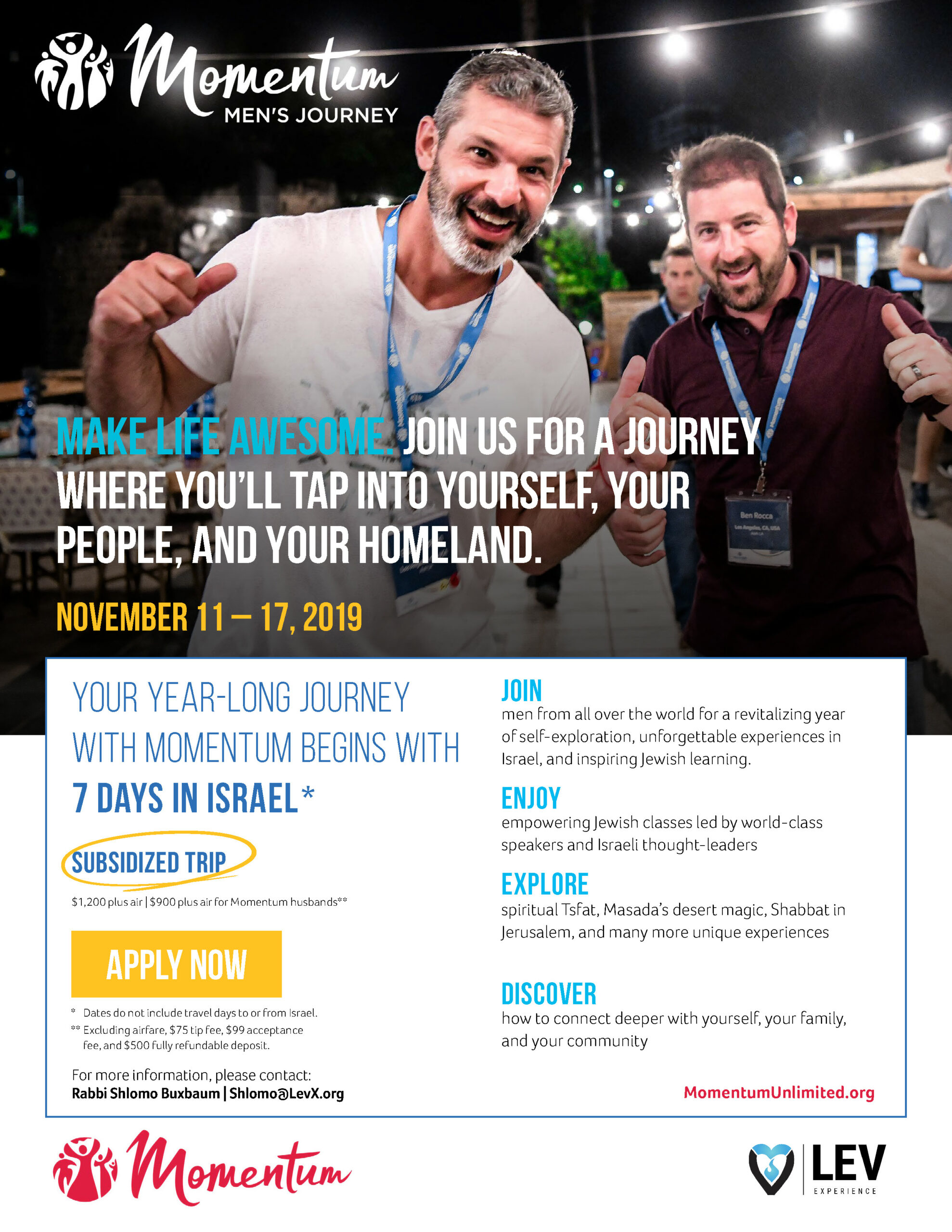 Israel Trips | The Lev Experience
